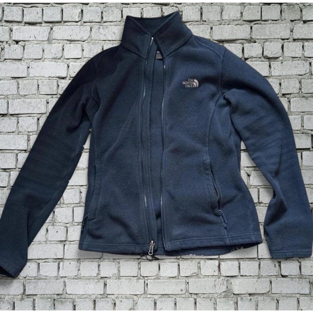 The North Face navy fleece jacket Small